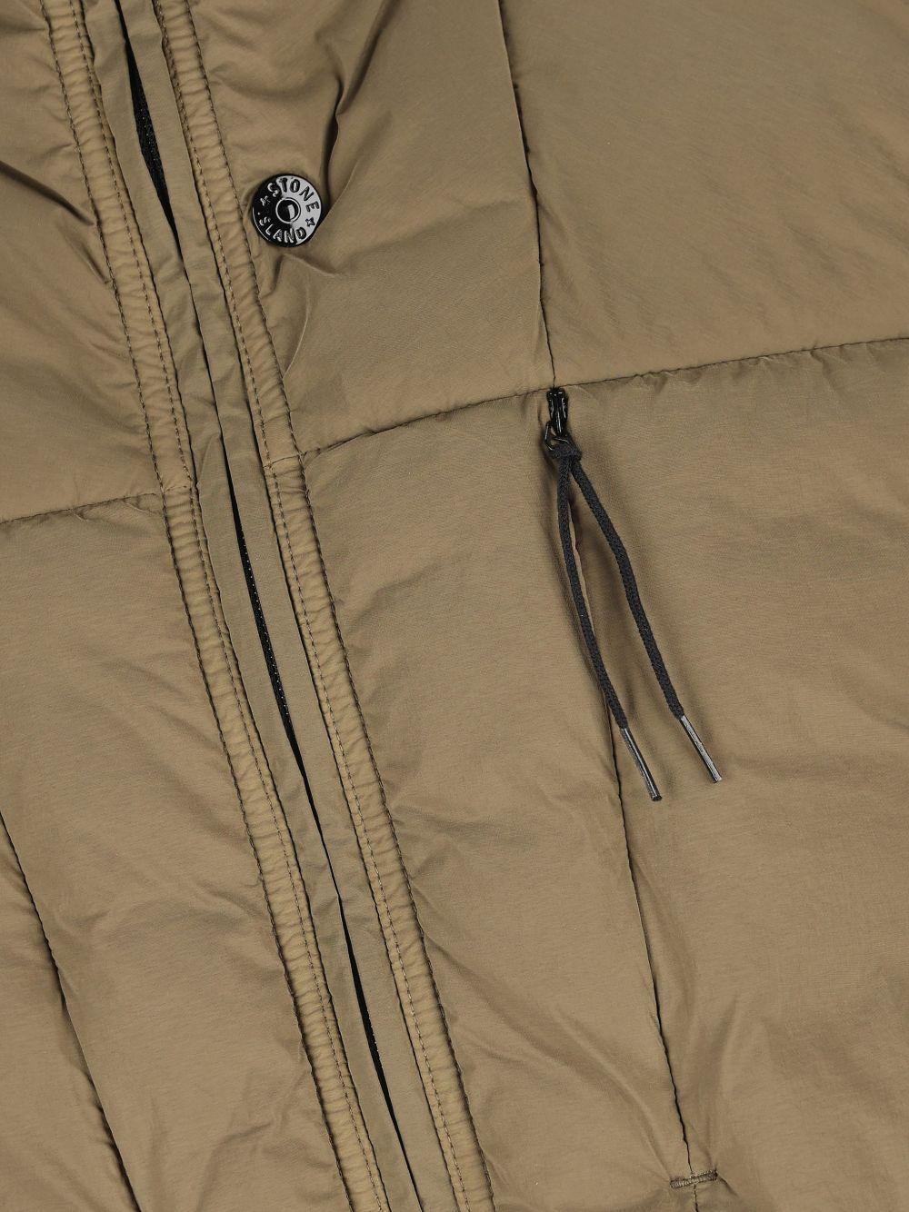 STONE ISLAND Gilet verde con tasche 