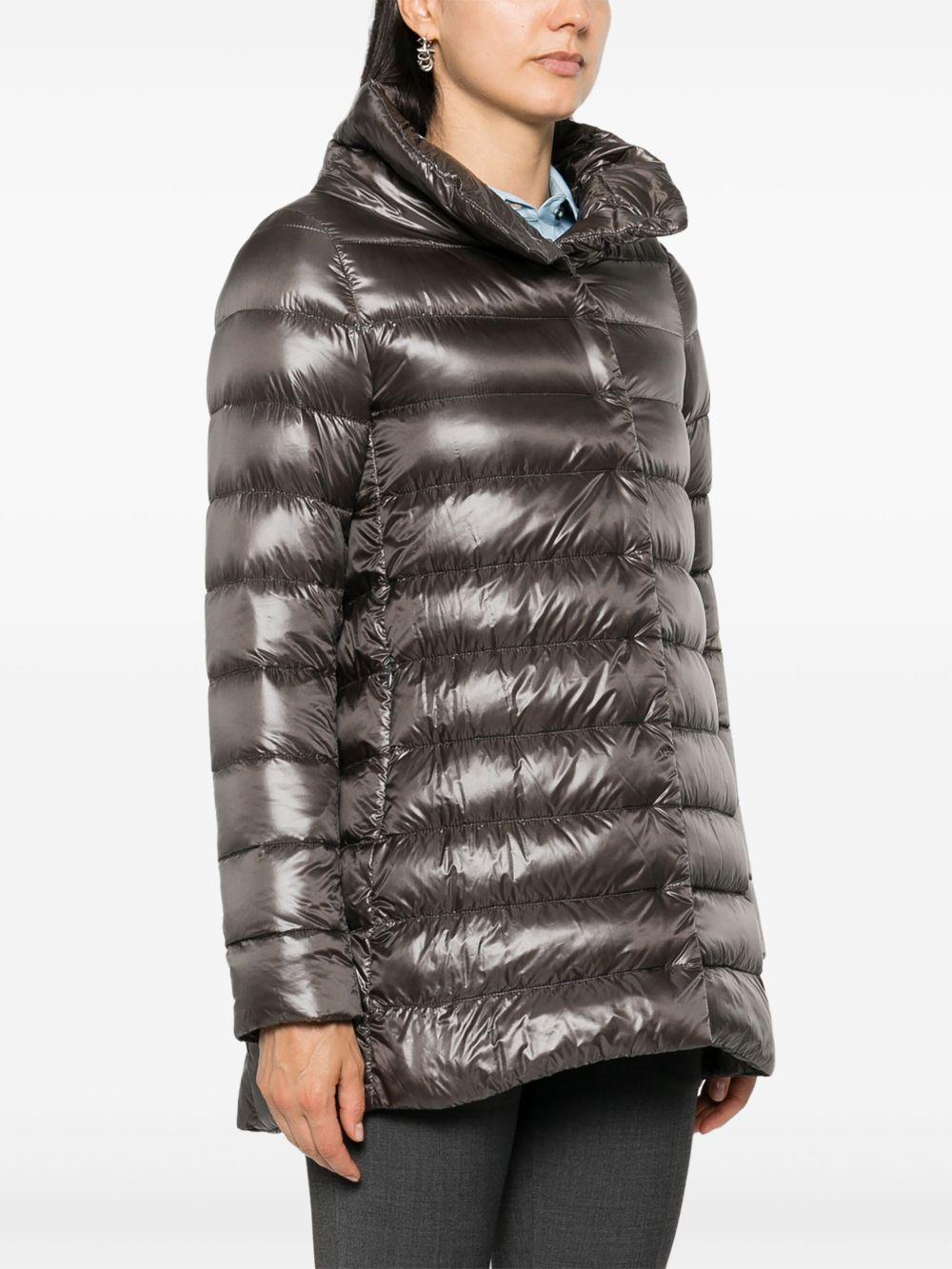 HERNO Piumino A-shape 'Amelia' grigio scuro 