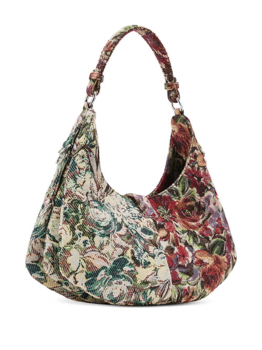 GANNI Borsa a spalla Kat small floreale jacquard<BR/><BR/> 