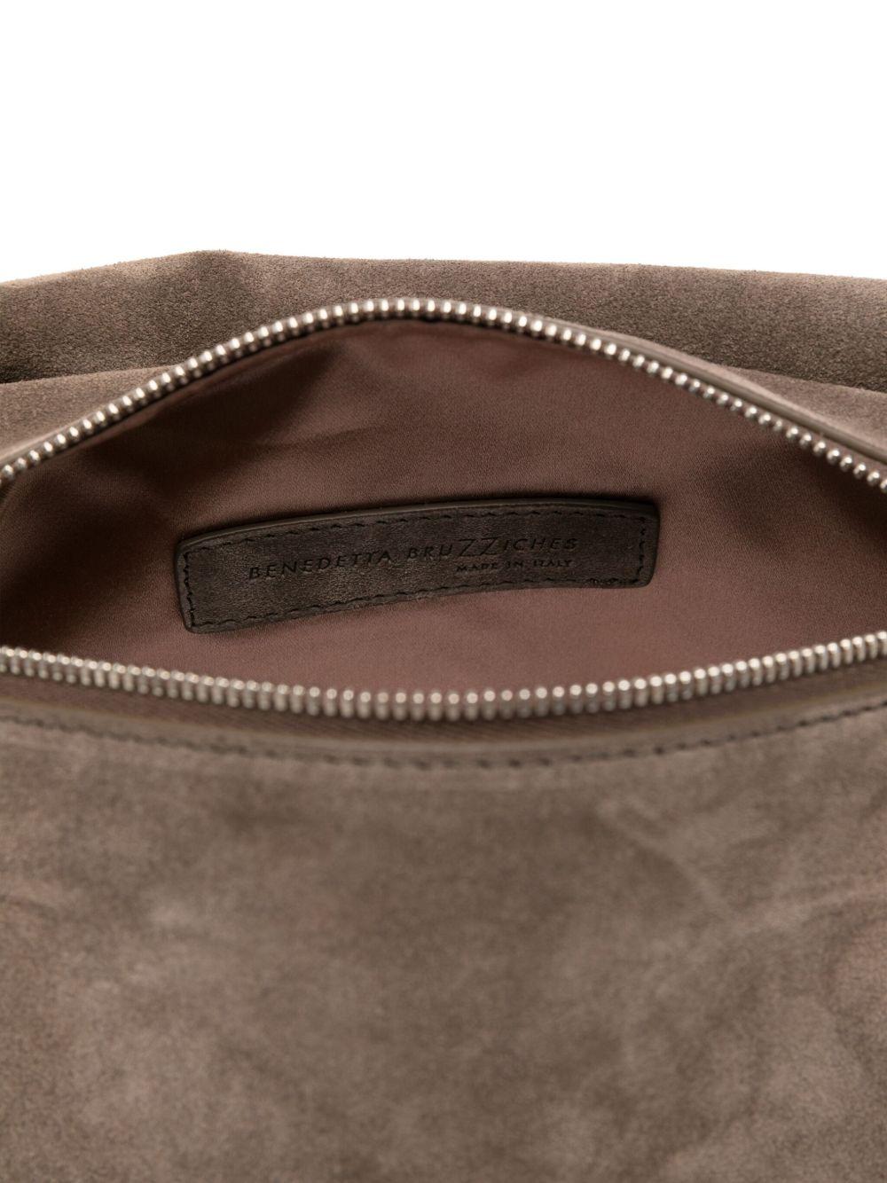 BENEDETTA BRUZZICHES Borsa a mano 'Elif Grande' in pelle scamosciata 