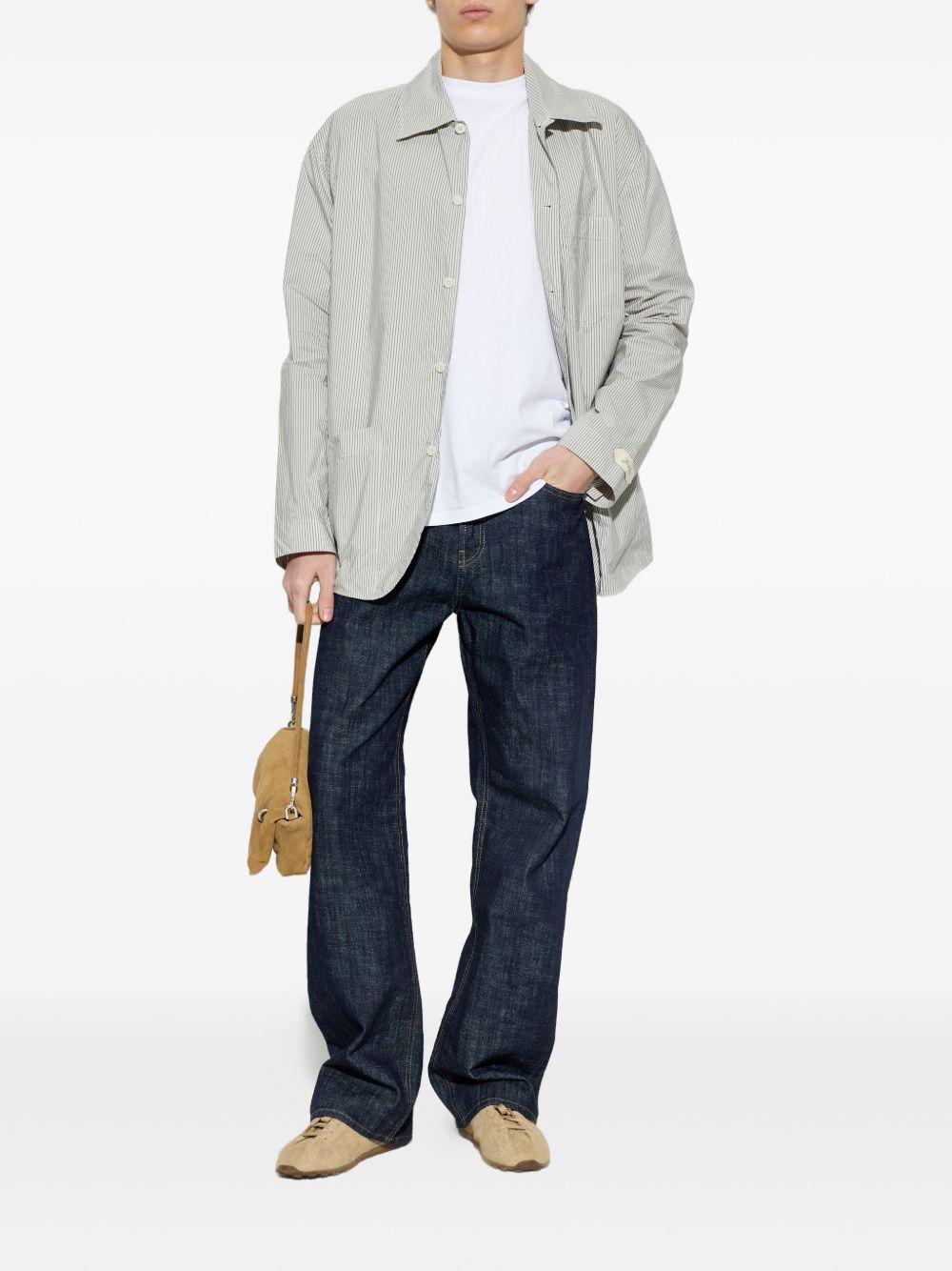 JACQUEMUS Jeans Nimes in blu denim scuro 