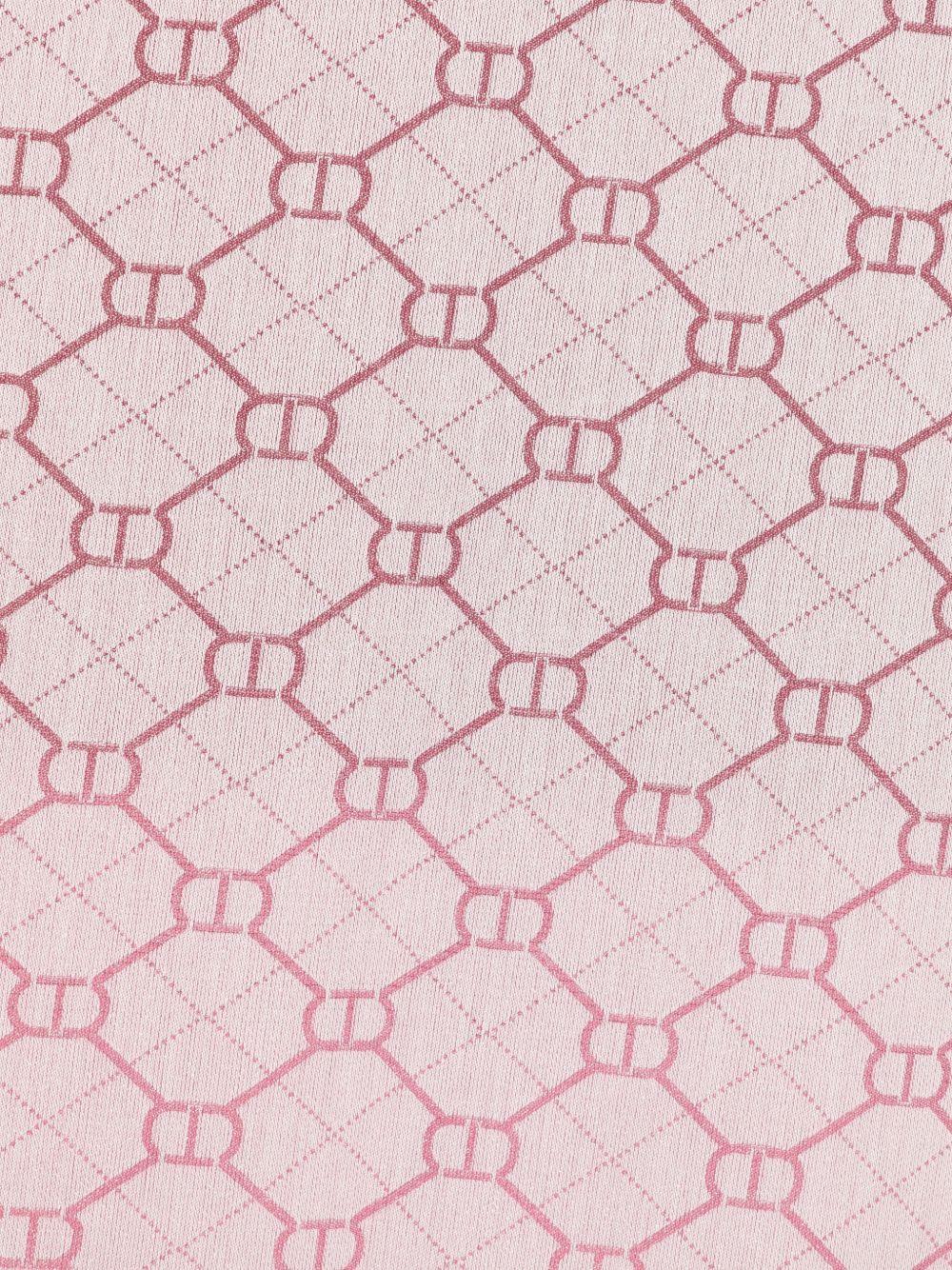 TWINSET Sciarpa con logo monogram 