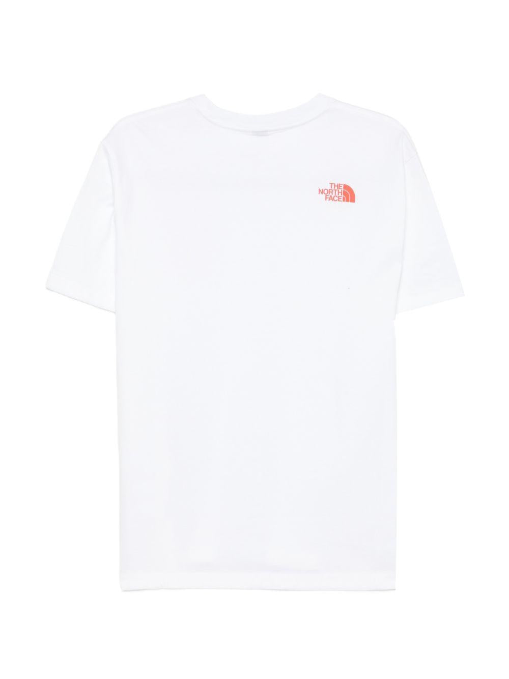 THE NORTH FACE T-shirt bianca con logo 