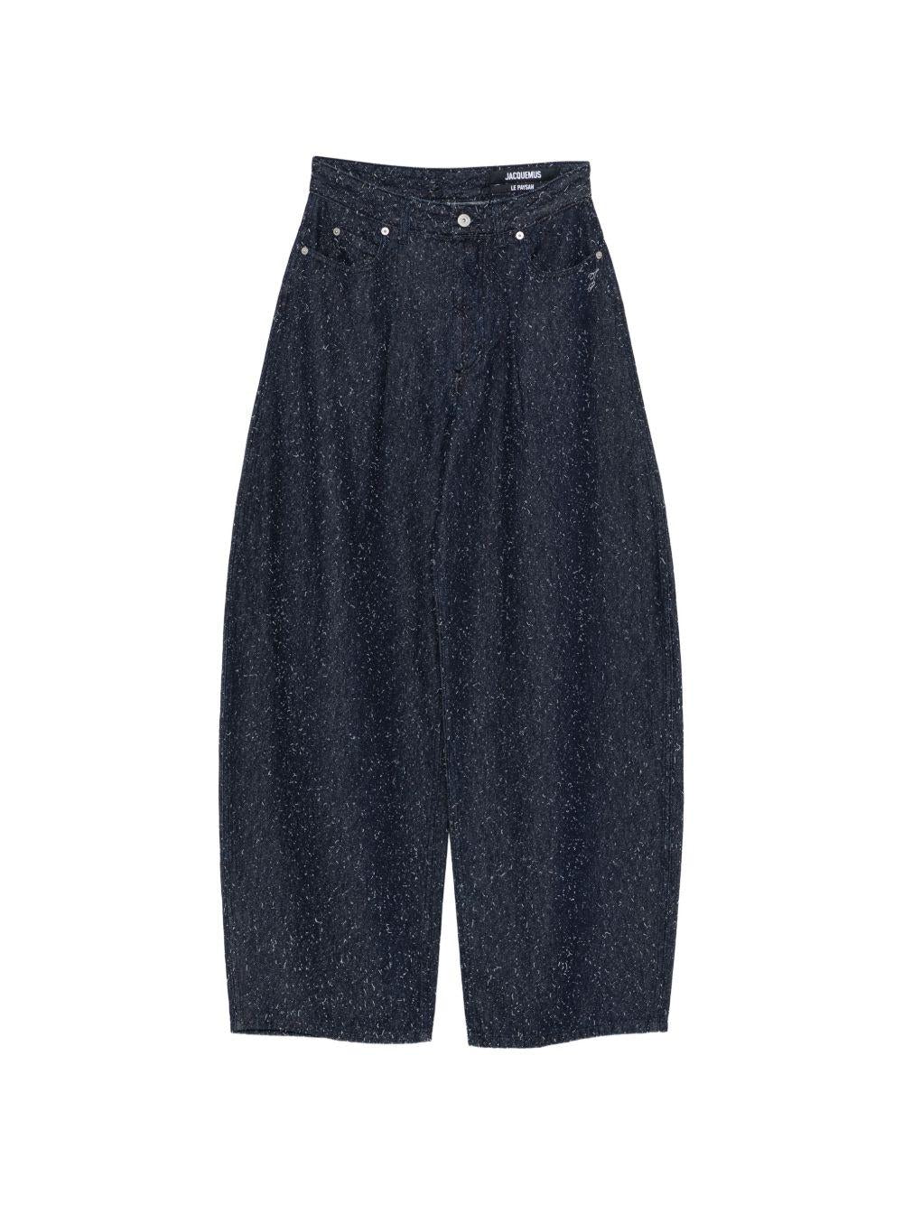JACQUEMUS Pantaloni in denim de-Nîmes Ovalo 