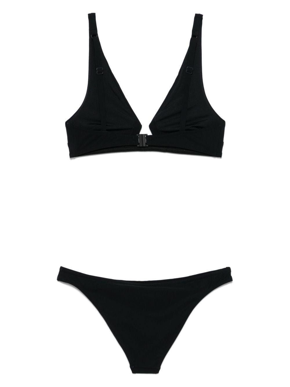 ZIMMERMANN Bikini nero con spalline regolabili 