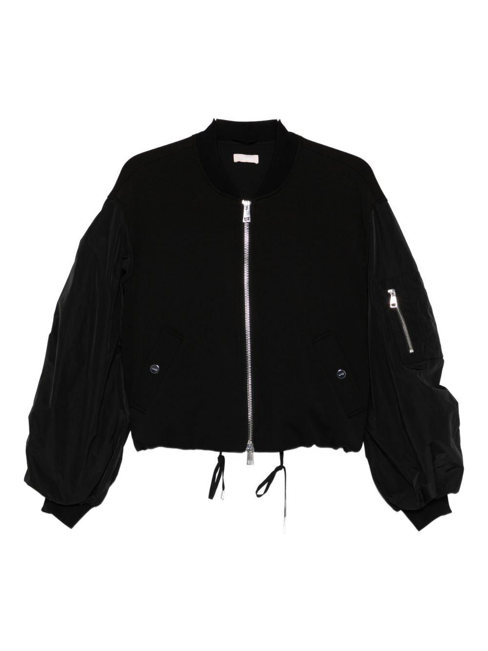 LIUJO Giacca bomber nera 