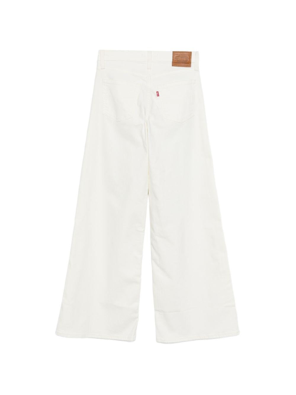 LEVIS Jeans 728 bianca a gamba larga 
