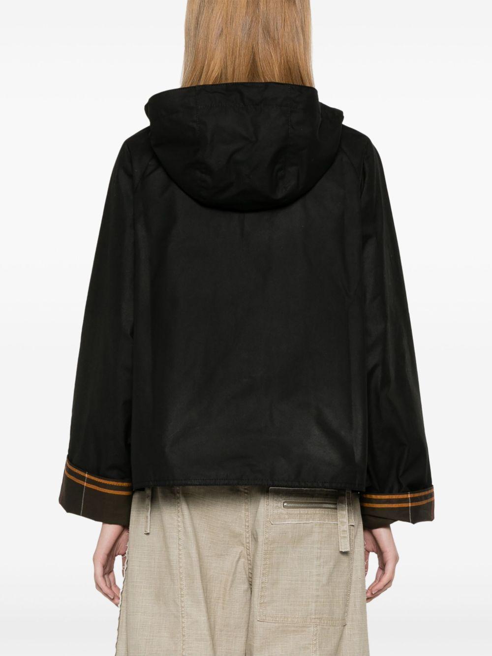 BARBOUR Giacca 'Reighton' in cotone nero 