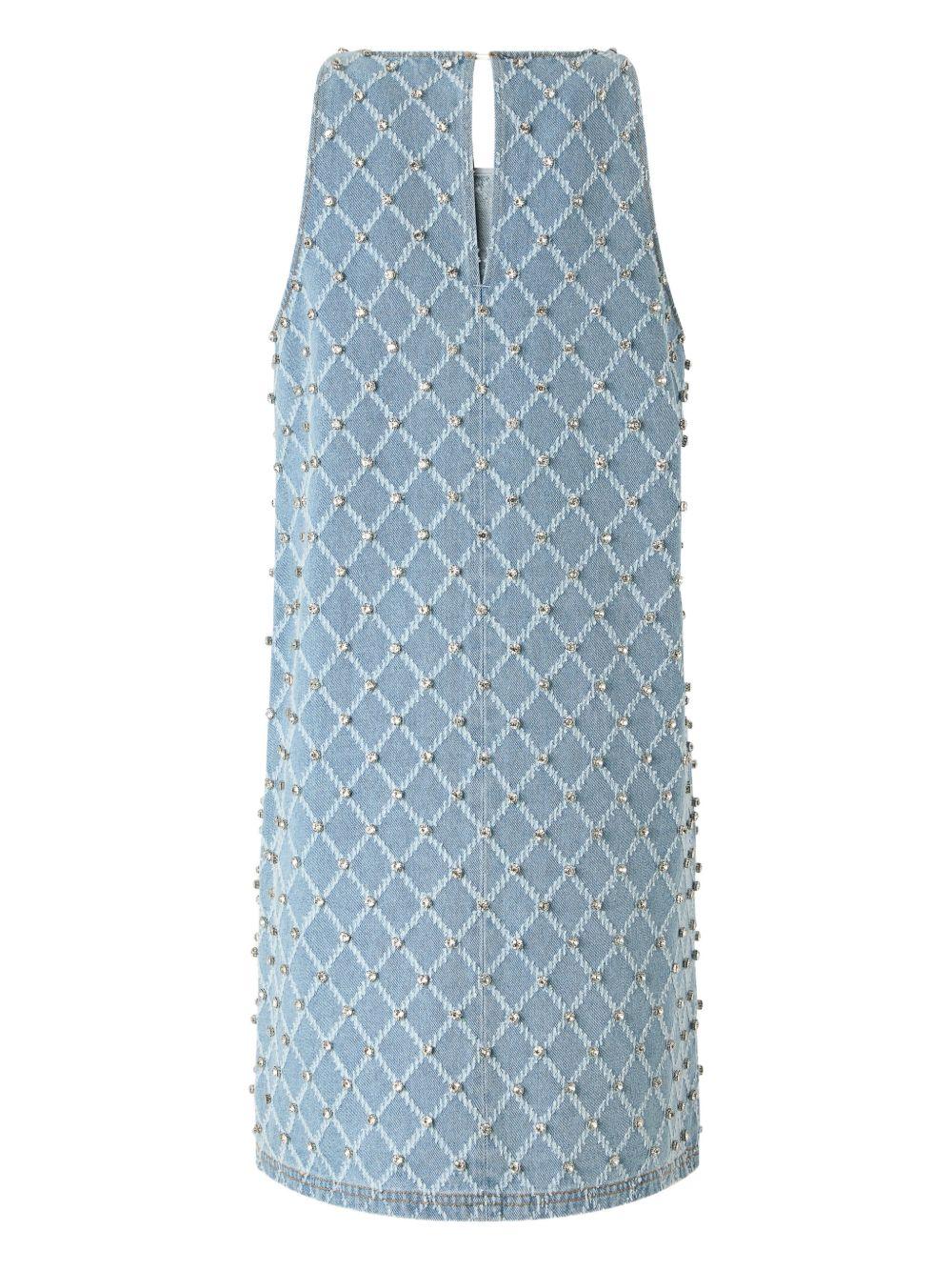 PINKO Abito in jeans imprezisito da strass 