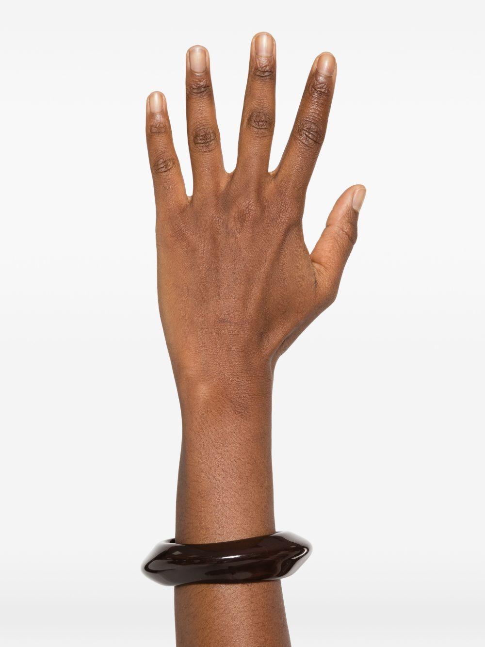 SOEUR Bracciale marrone ovale rigido 