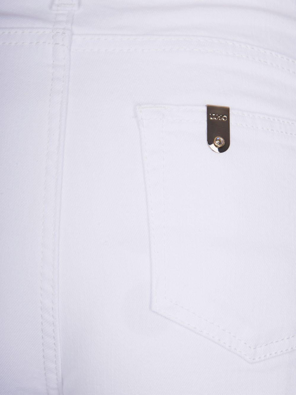 LIUJO Pantaloni con bottoni dorati 