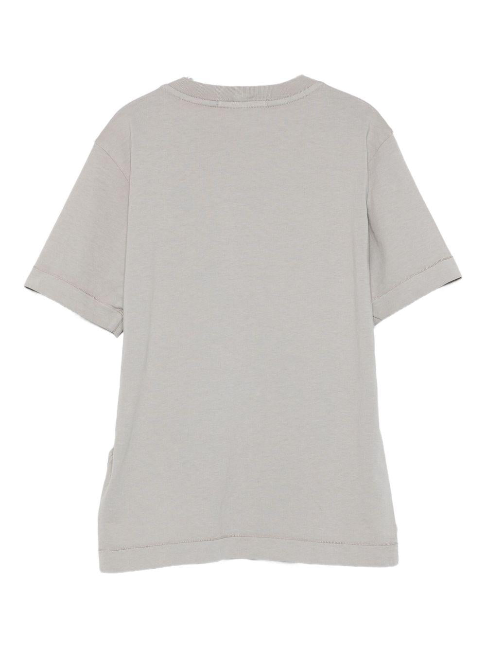 STONE ISLAND T-shirt a maniche corte con logo<BR/> 