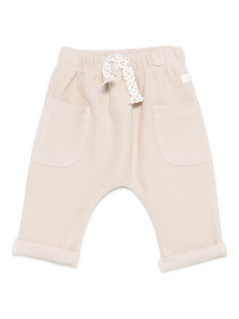 LARANJINHA Pantaloni in cotone beige 