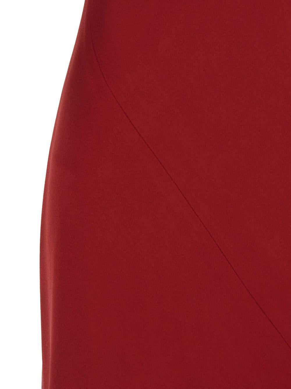 ANTONELLI Abito lungo con scollo a scialle 