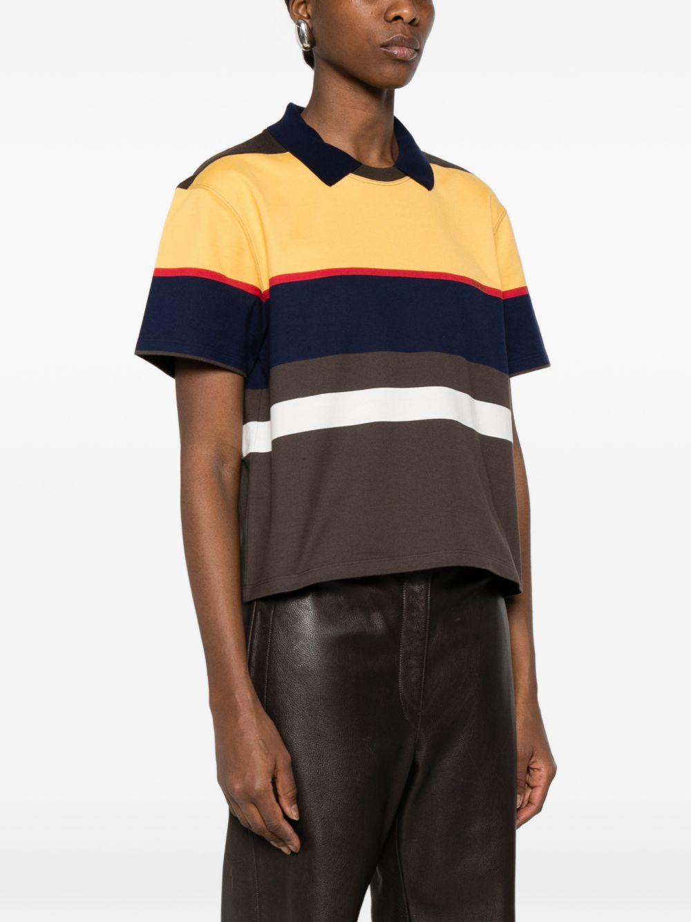 VERSACE Polo multicolore a manich corte 