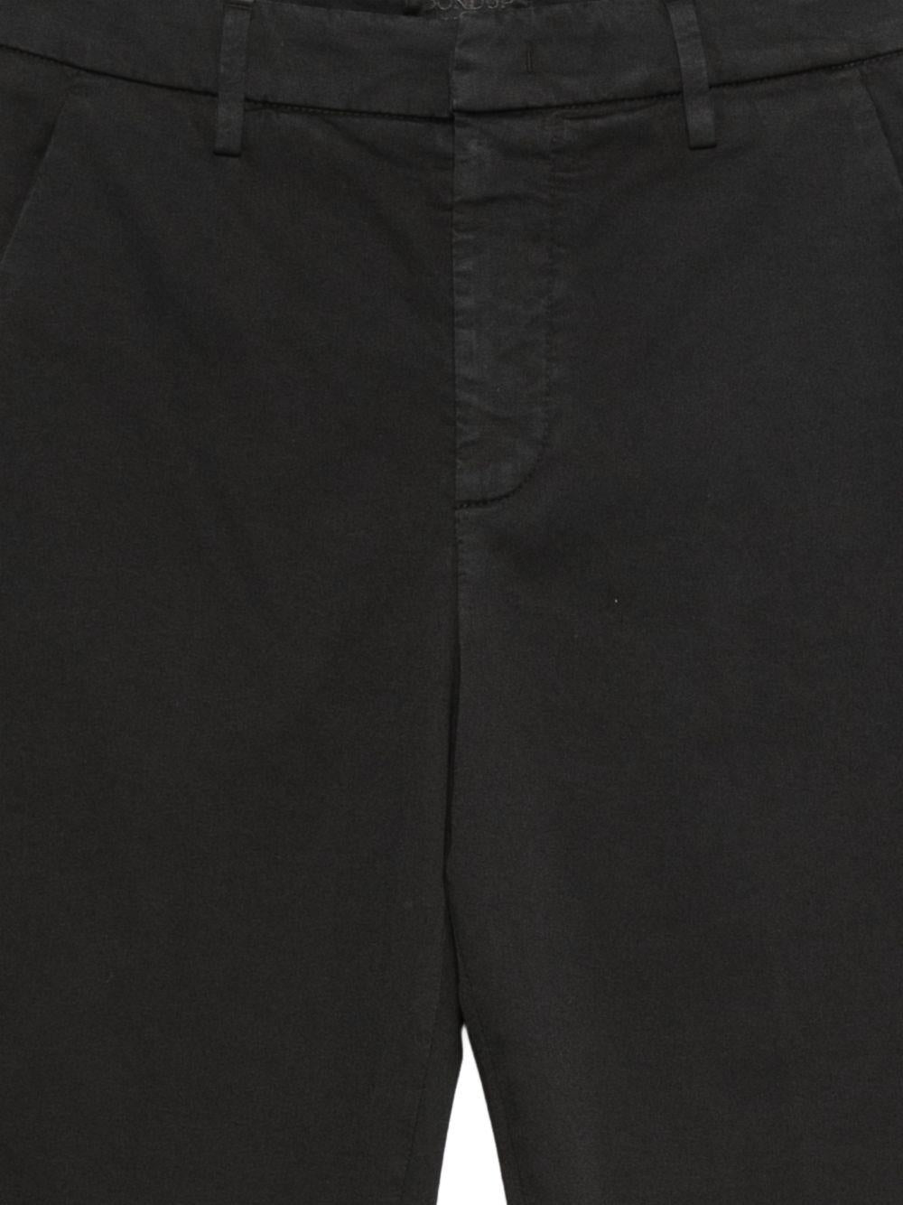 DONDUP Pantaloni Janice wide leg neri 