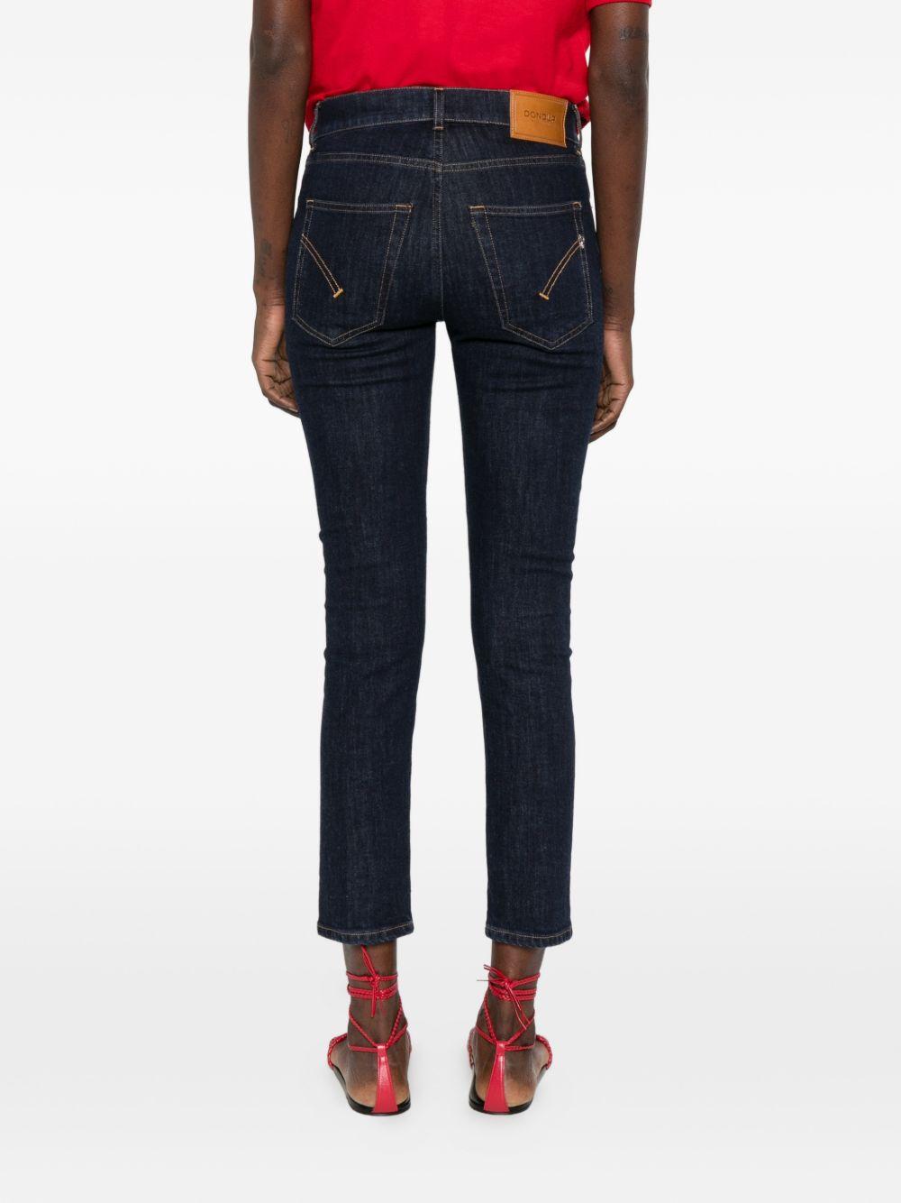 DONDUP Jeans Daila slim in blu denim scuro 