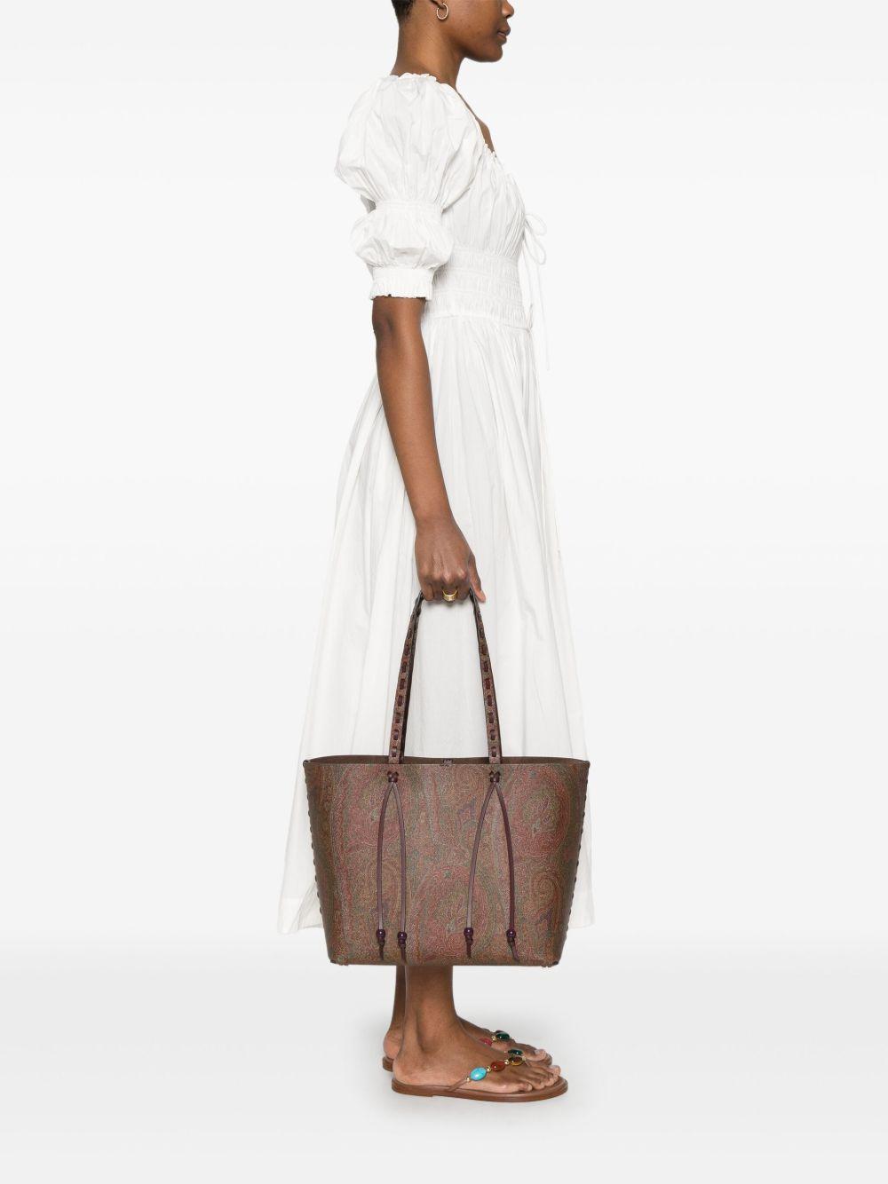 ETRO Borsa shopping con motivo paisley jacquard 