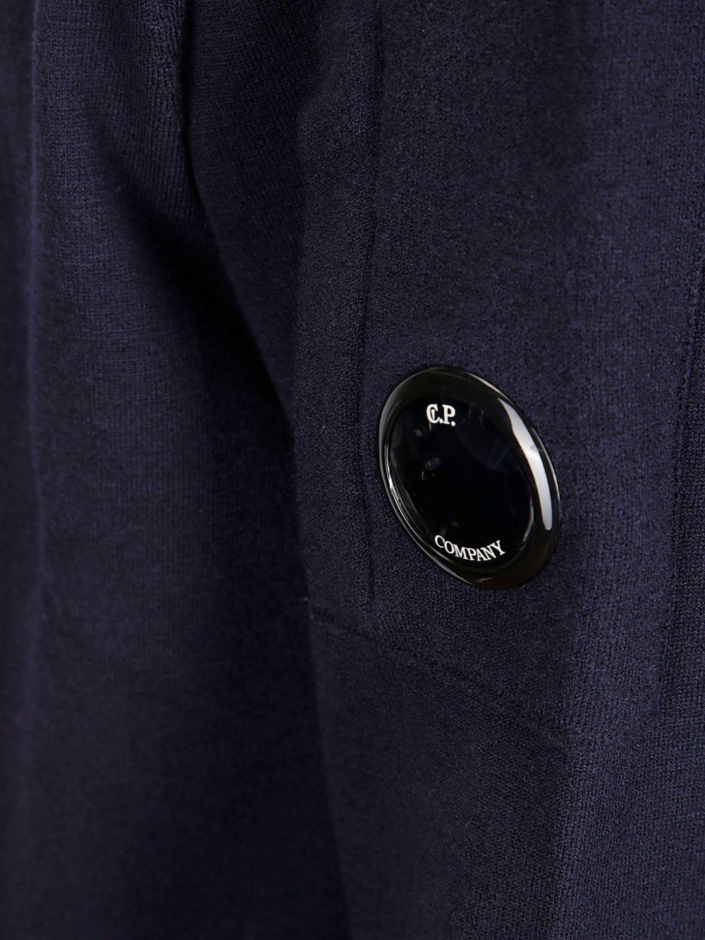 CP COMPANY Maglione girocollo in lana blu 