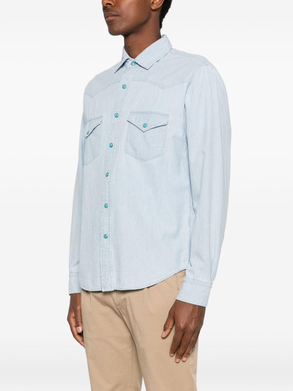 CHESAPEAKES Camicia Flagstaff in denim chiaro 