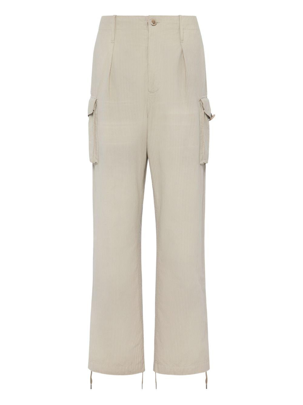 MAISON MARGIELA Pantaloni cargo con coulisse sul fondo 