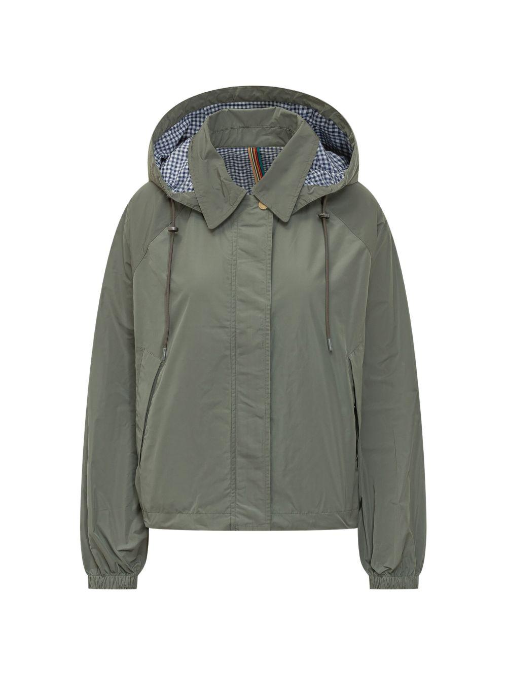 BARBOUR Giacca impermeabile Broomhill verde Barbour x Paul Smith 