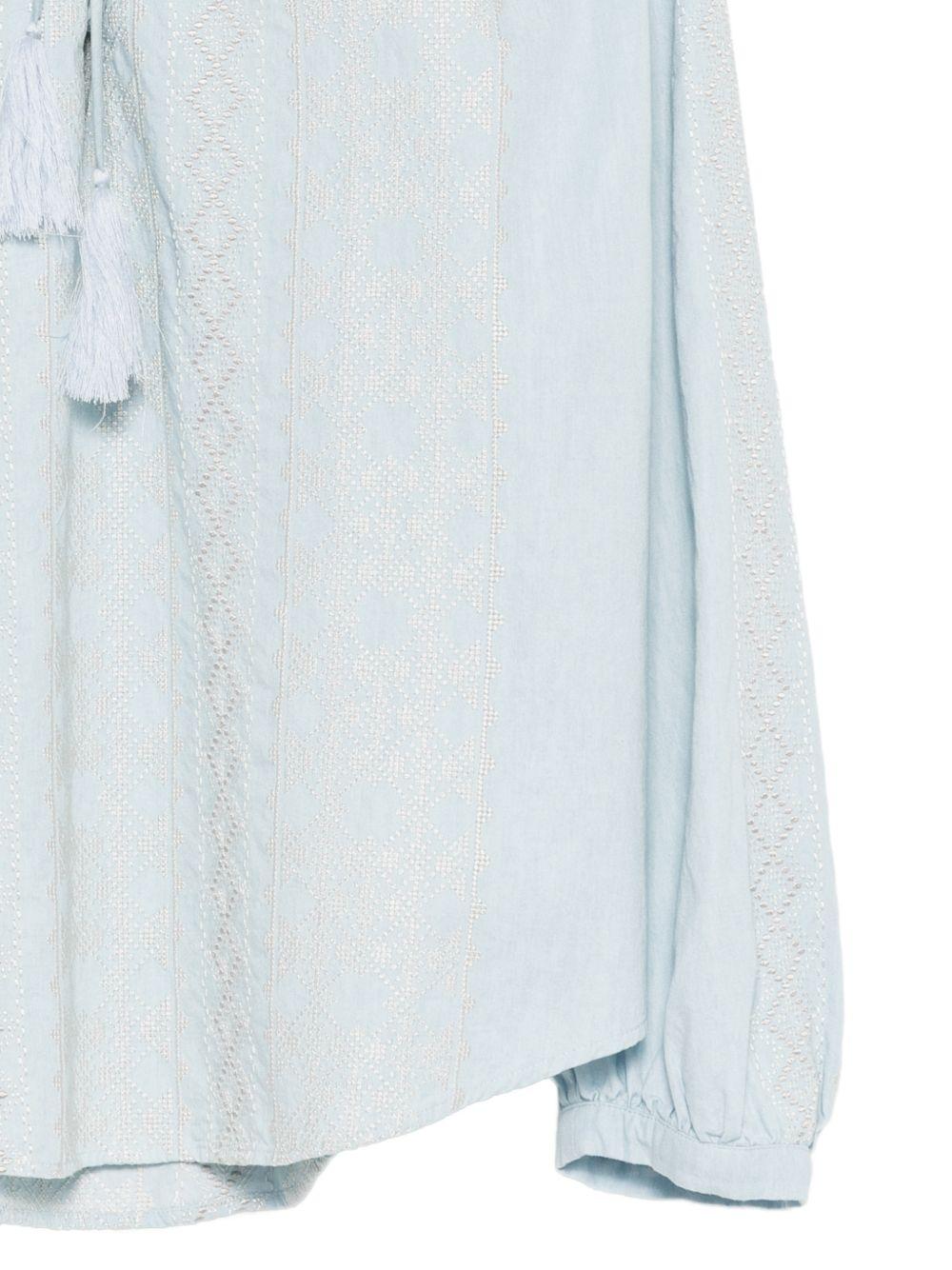 SEMICOUTURE Blusa Zillah celeste 
