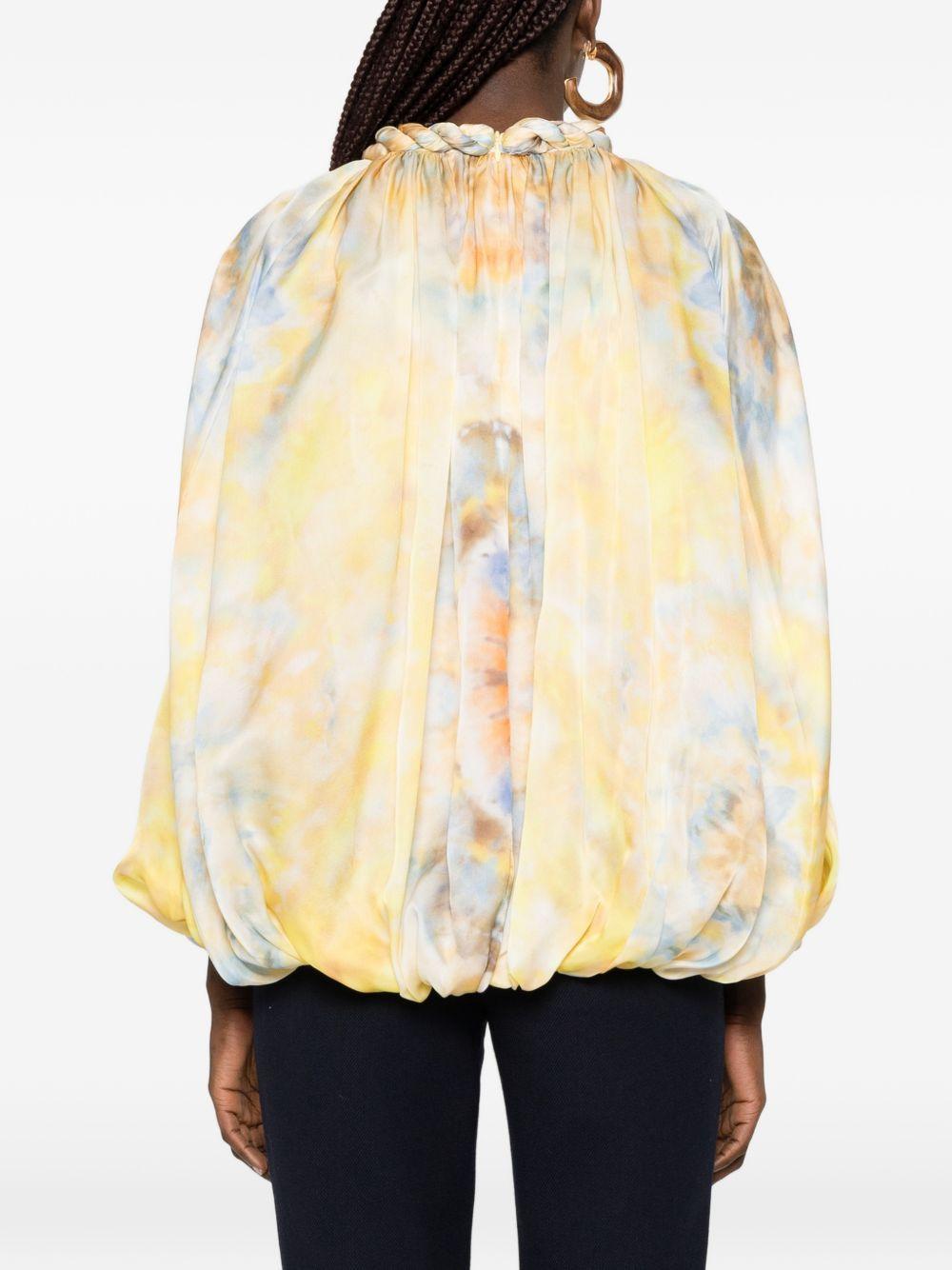 ZIMMERMANN Blusa con grafica floreale multicolore 