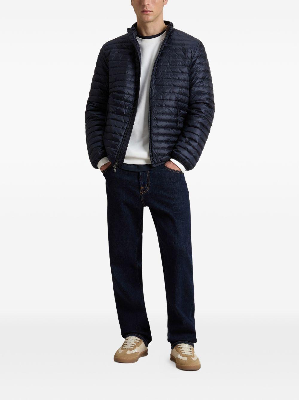 WOOLRICH Piumino corto trapuntato blu 