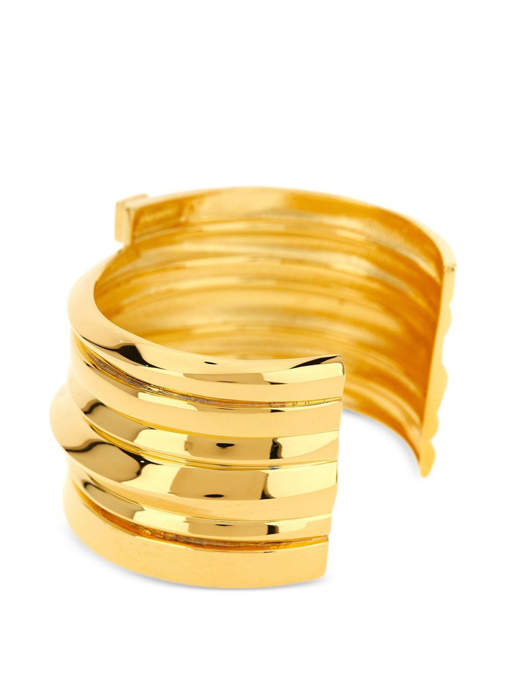ELISABETTA FRANCHI Bracciale a spirale in metallo oro 