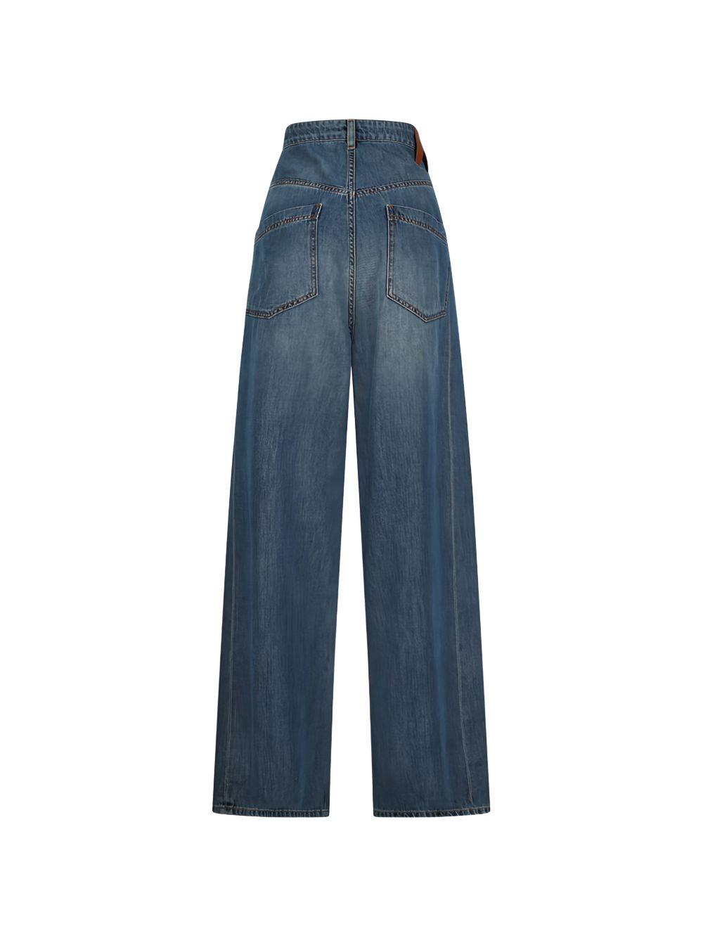 DARKPARK Jeans Ines in cotone denim blu 