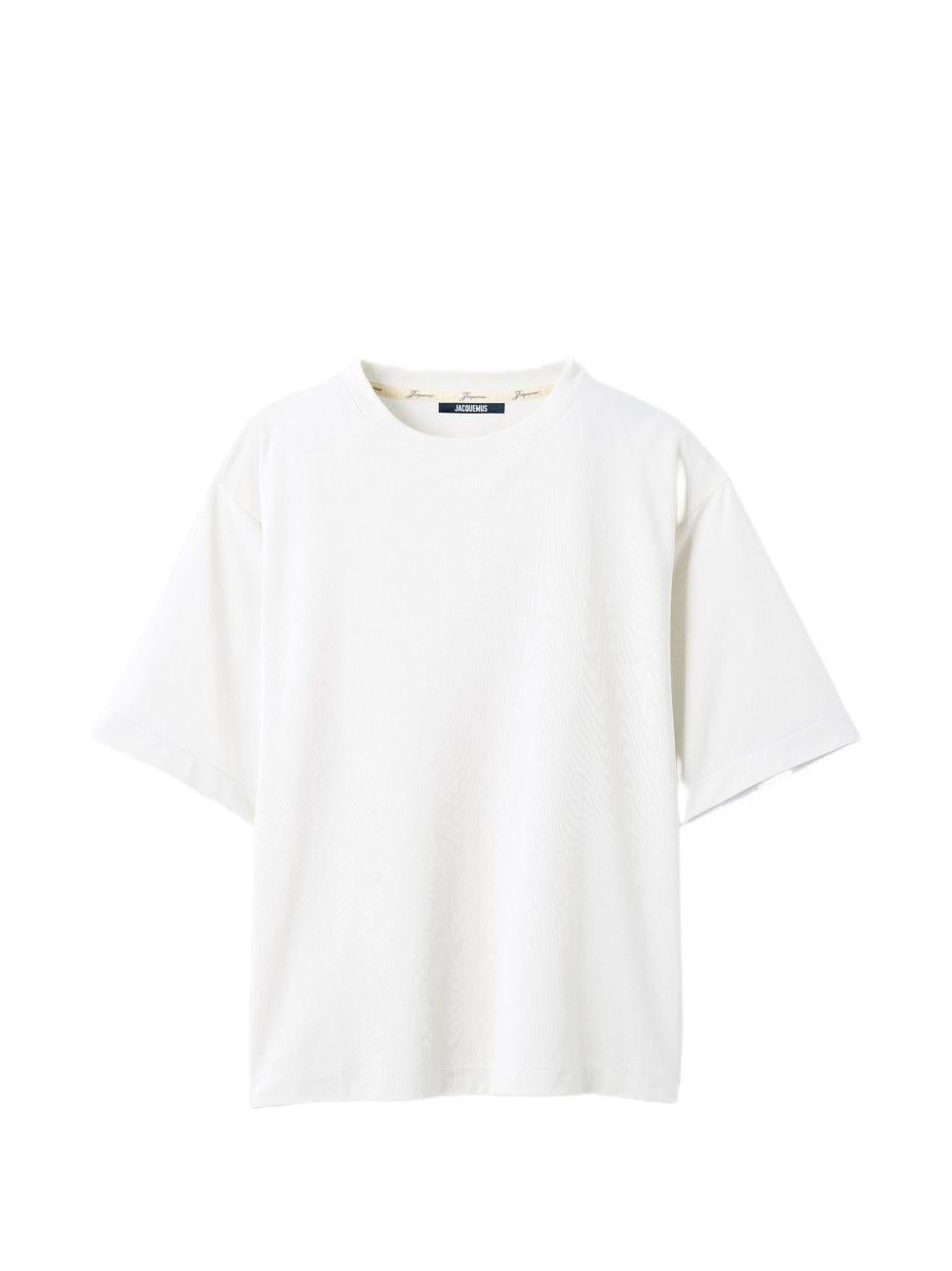 JACQUEMUS T-shirt Ventadou in jersey effetto carta 