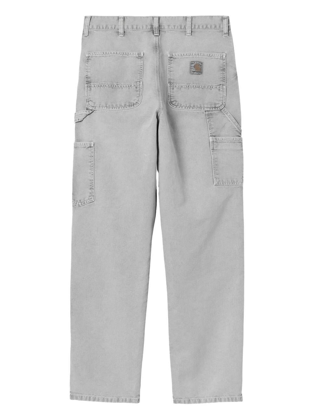 CARHARTT WIP Jeans 'Double Knee' in cotone grigio 