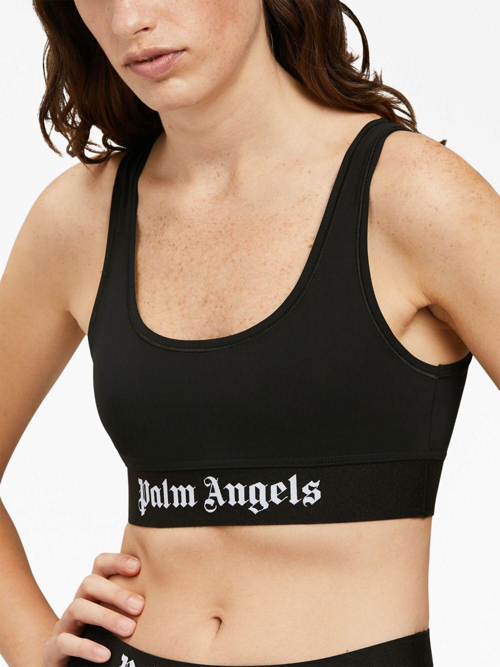 PALM ANGELS Bra sportivo con logo 