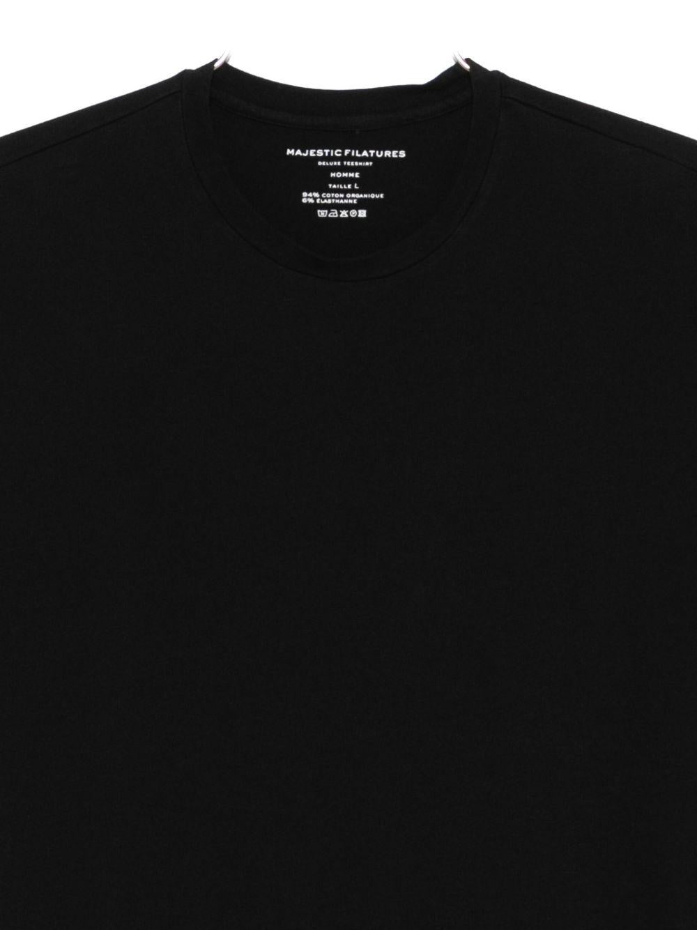 MAJESTIC FILATURES T-shirt in cotone elasticizzato 