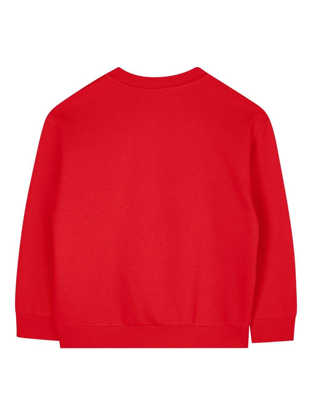 KENZO Felpa girocollo con stampa Tiger 