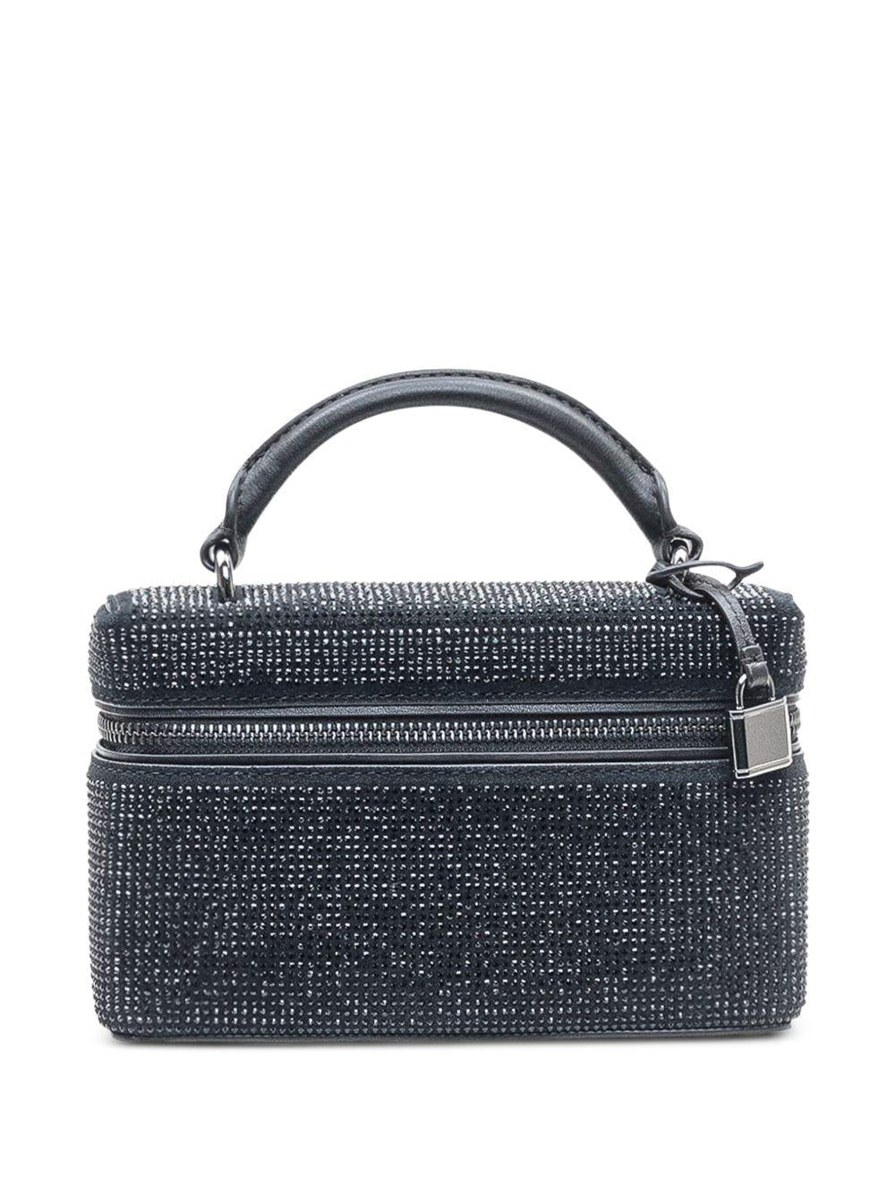 MICHAEL KORS Borsa bauletto con zip nero graffite 