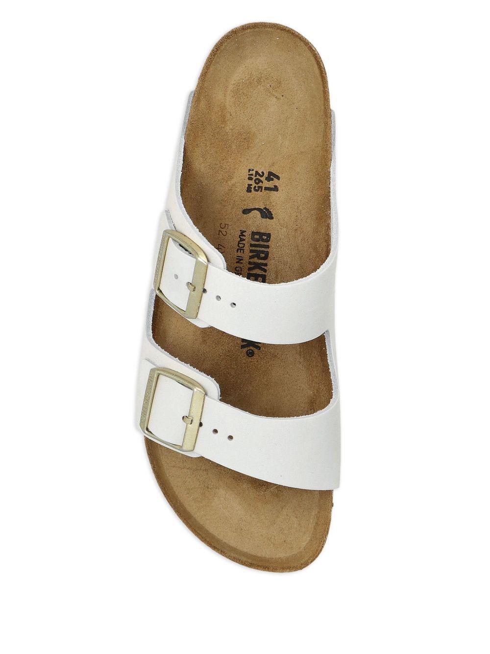 BIRKENSTOCK Ciabatte bianco sporco 'Arizona' con doppia fascia 