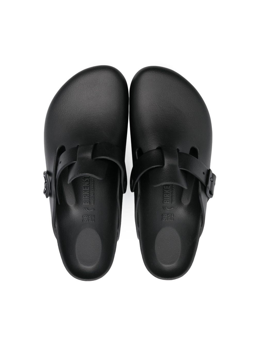 BIRKENSTOCK Sabot Boston in gomma nera 
