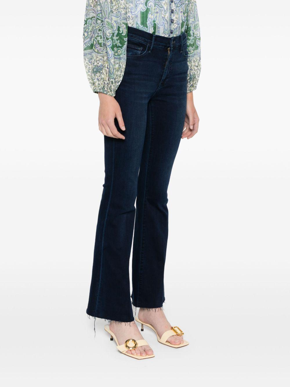 MOTHER Jeans a zampa The Weekender Fray blu 
