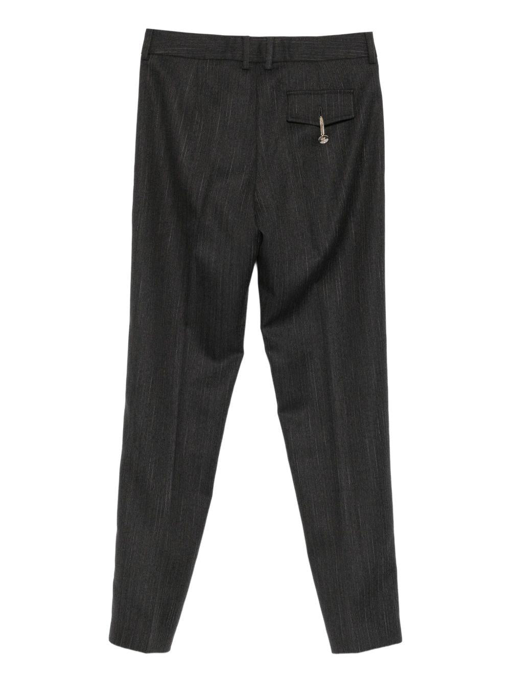 LIUJO Pantaloni grigi gamba dritta 