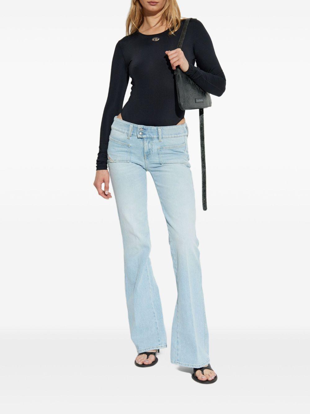 DIESEL Body nero a maniche lunghe 