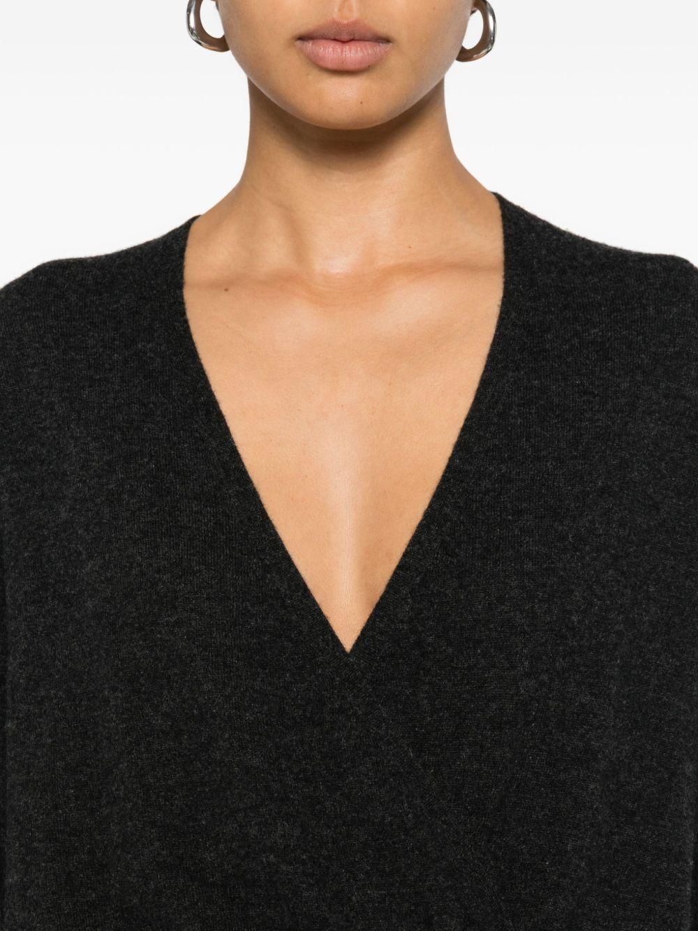 IVORY PARIS Maglia con scollo a V 