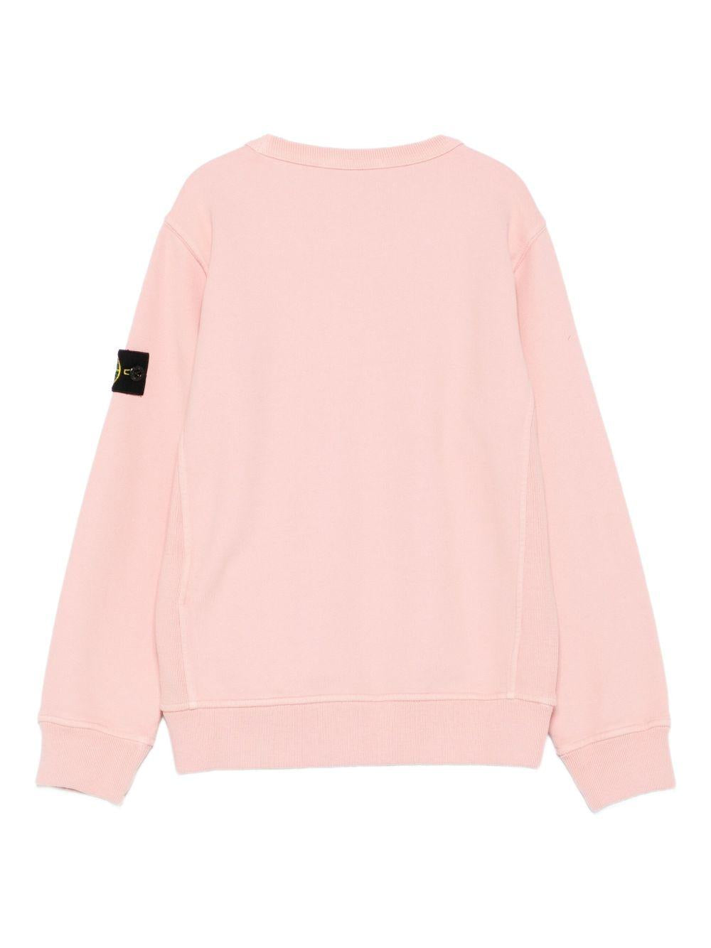 STONE ISLAND Felpa girocollo con logo 