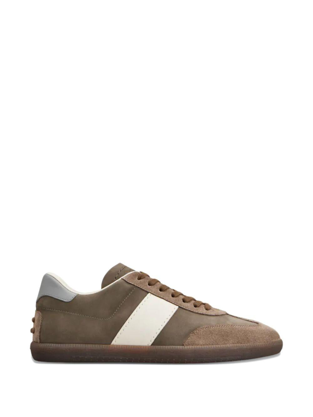 TODS Sneakers Tabs marroni con inserti 