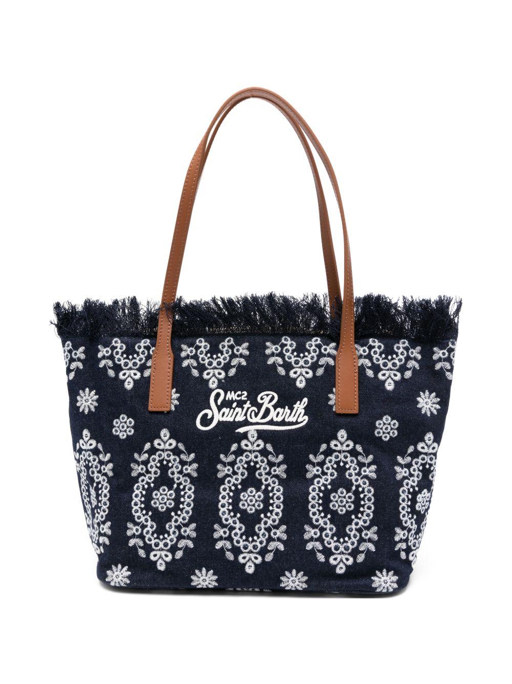 MC2 SAINT BARTH Borsa sopping City Bag Mid Fringe 