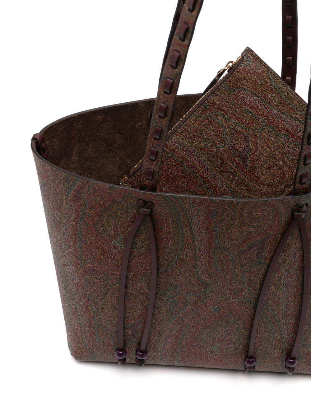 ETRO Borsa shopping con motivo paisley jacquard 