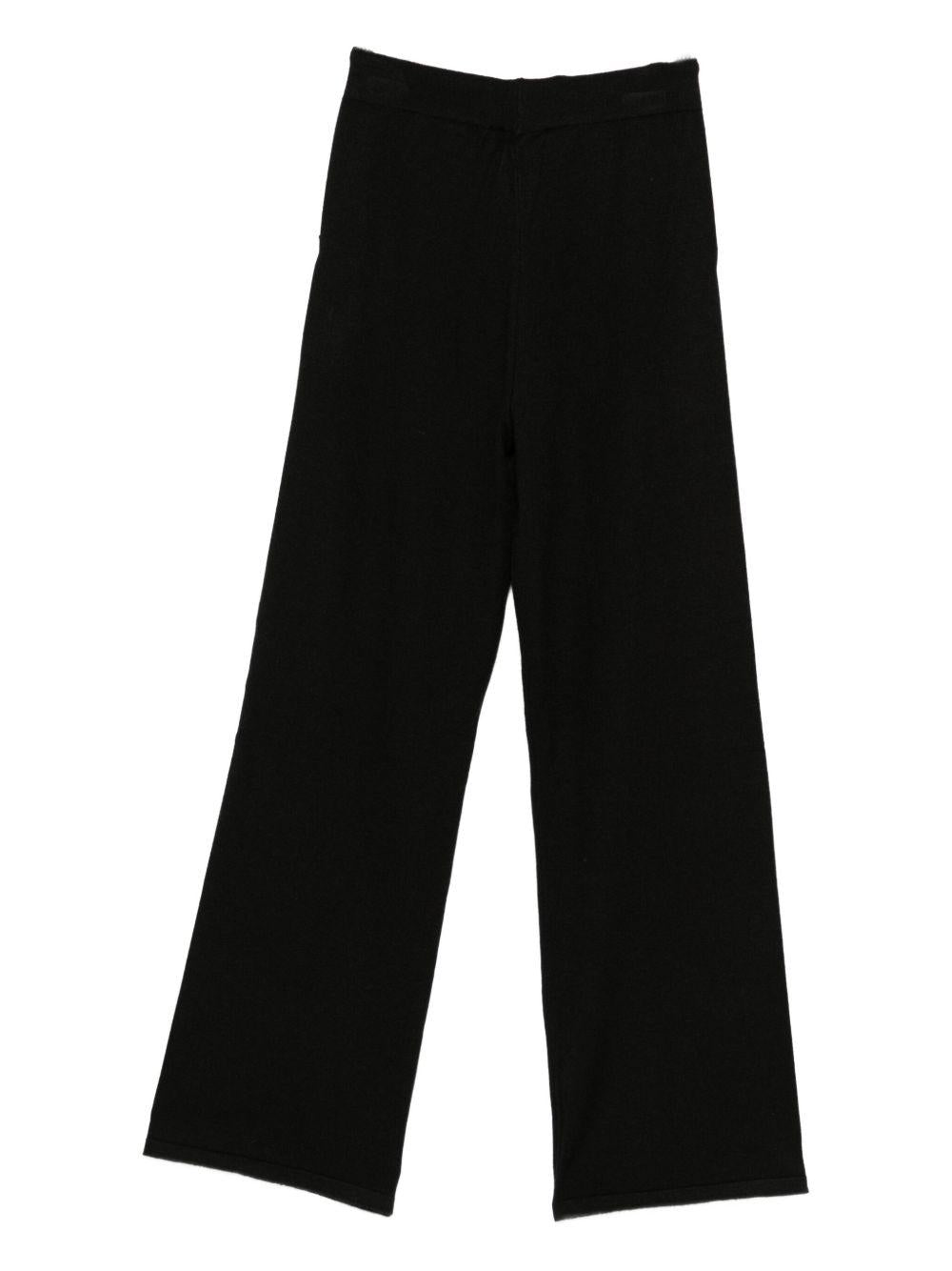 BLUGIRL Pantaloni wide leg neri 