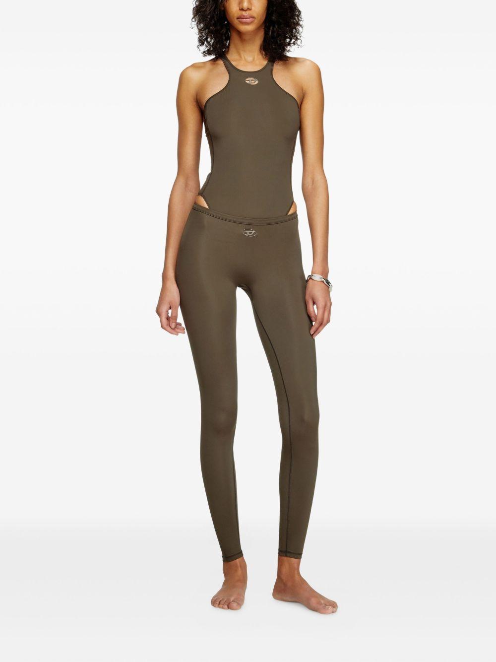 DIESEL Leggings 'Mina-Utlt' verde oliva 