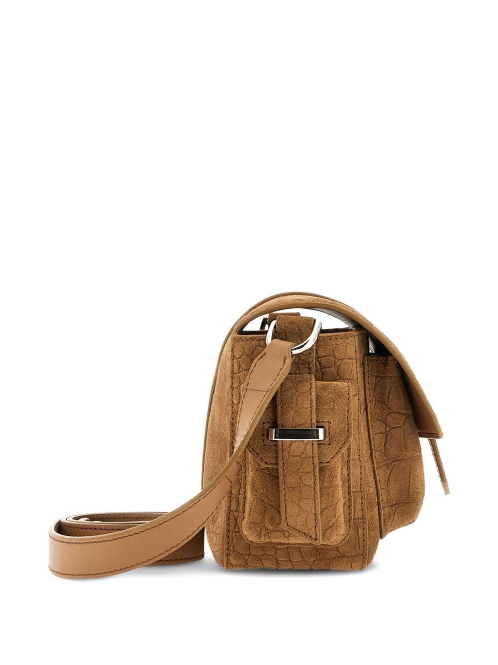 HOGAN Borsa a tracolla Flap S in camoscio 